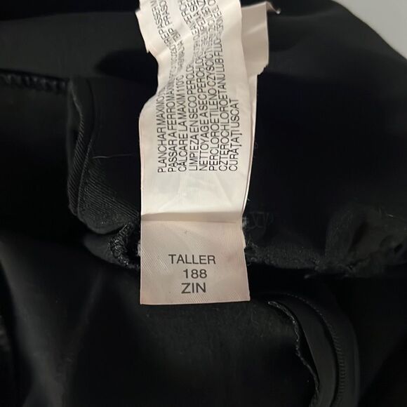 Size 4 TRF Black mini skirt w/ black rhinestone detail Zara - Picture 7 of 12